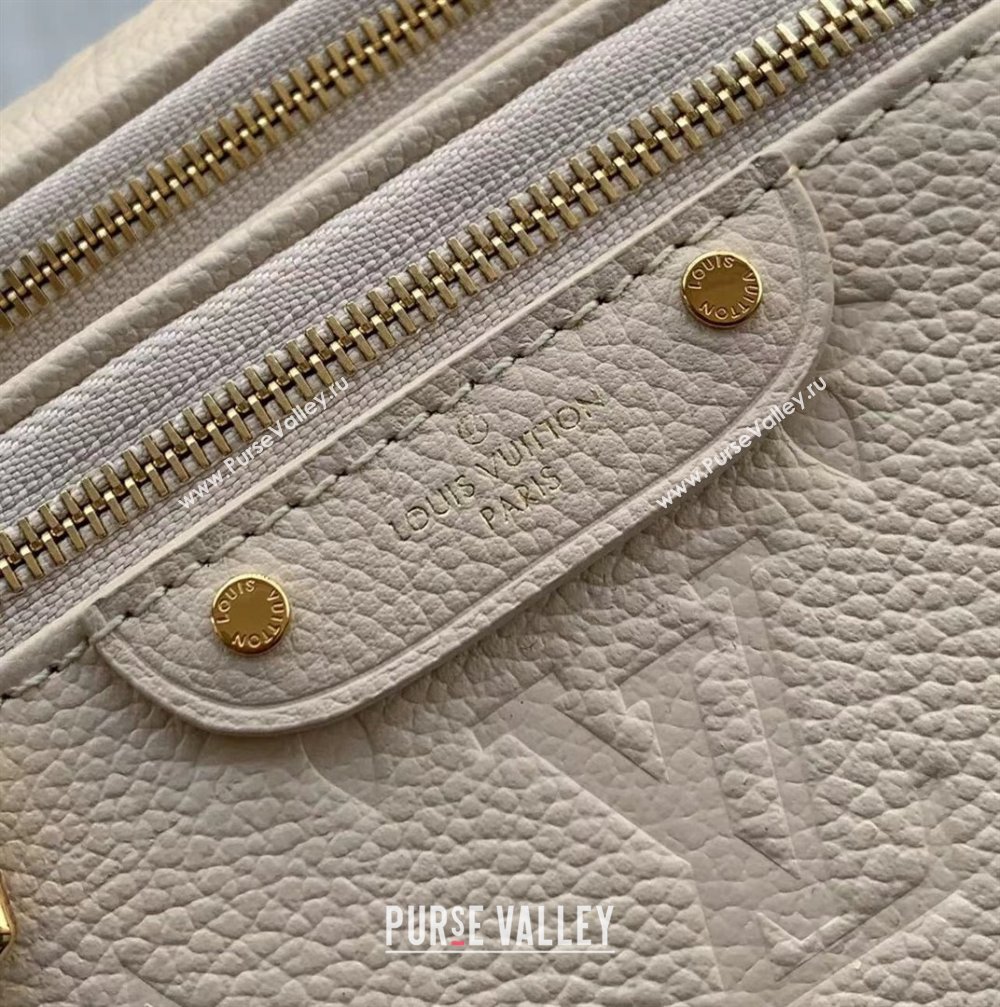 Louis Vuitton Mini Bumbag in Monogram Empreinte Embossed Leather M83275 Cream 2024 (K-24031404)