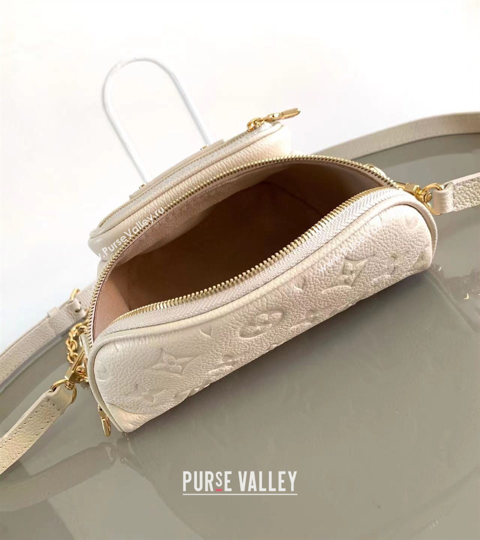 Louis Vuitton Mini Bumbag in Monogram Empreinte Embossed Leather M83275 Cream 2024 (K-24031404)