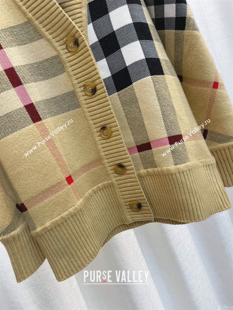 Burberry Wool Cardigan B102650 Brown 2023 (Q-23102650)