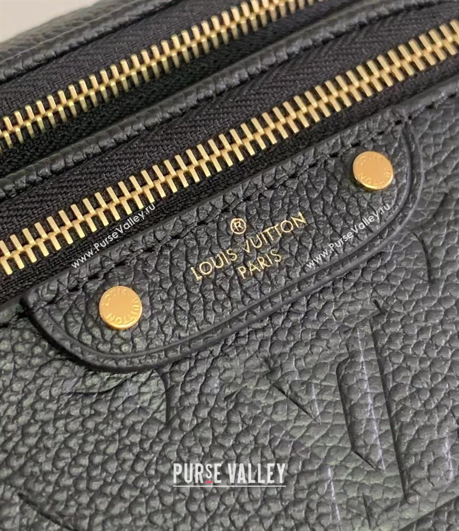 Louis Vuitton Mini Bumbag in Monogram Empreinte Embossed Leather M46917 Black 2024 (K-24031405)
