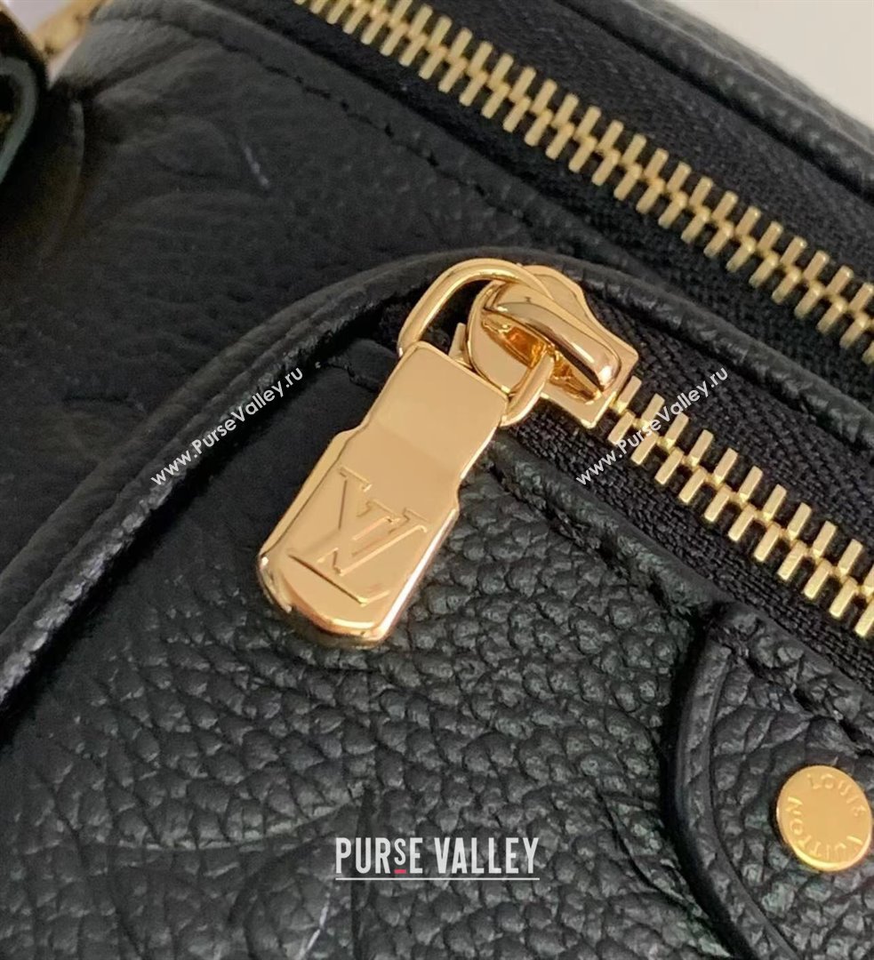 Louis Vuitton Mini Bumbag in Monogram Empreinte Embossed Leather M46917 Black 2024 (K-24031405)