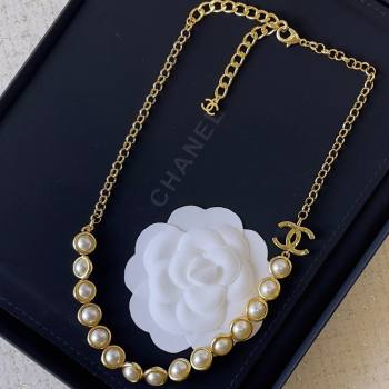 Chanel Pearls Necklace CH101110 Gold 2024 (YF-24101110)