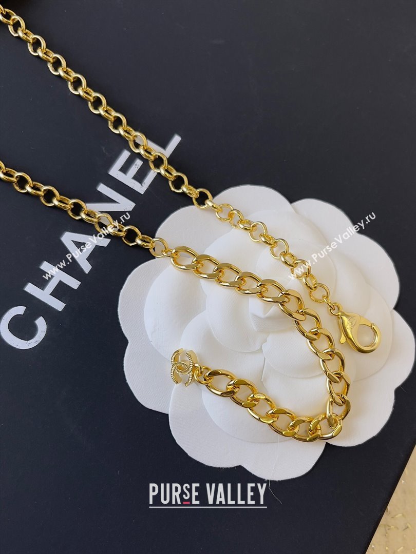 Chanel Pearls Necklace CH101110 Gold 2024 (YF-24101110)