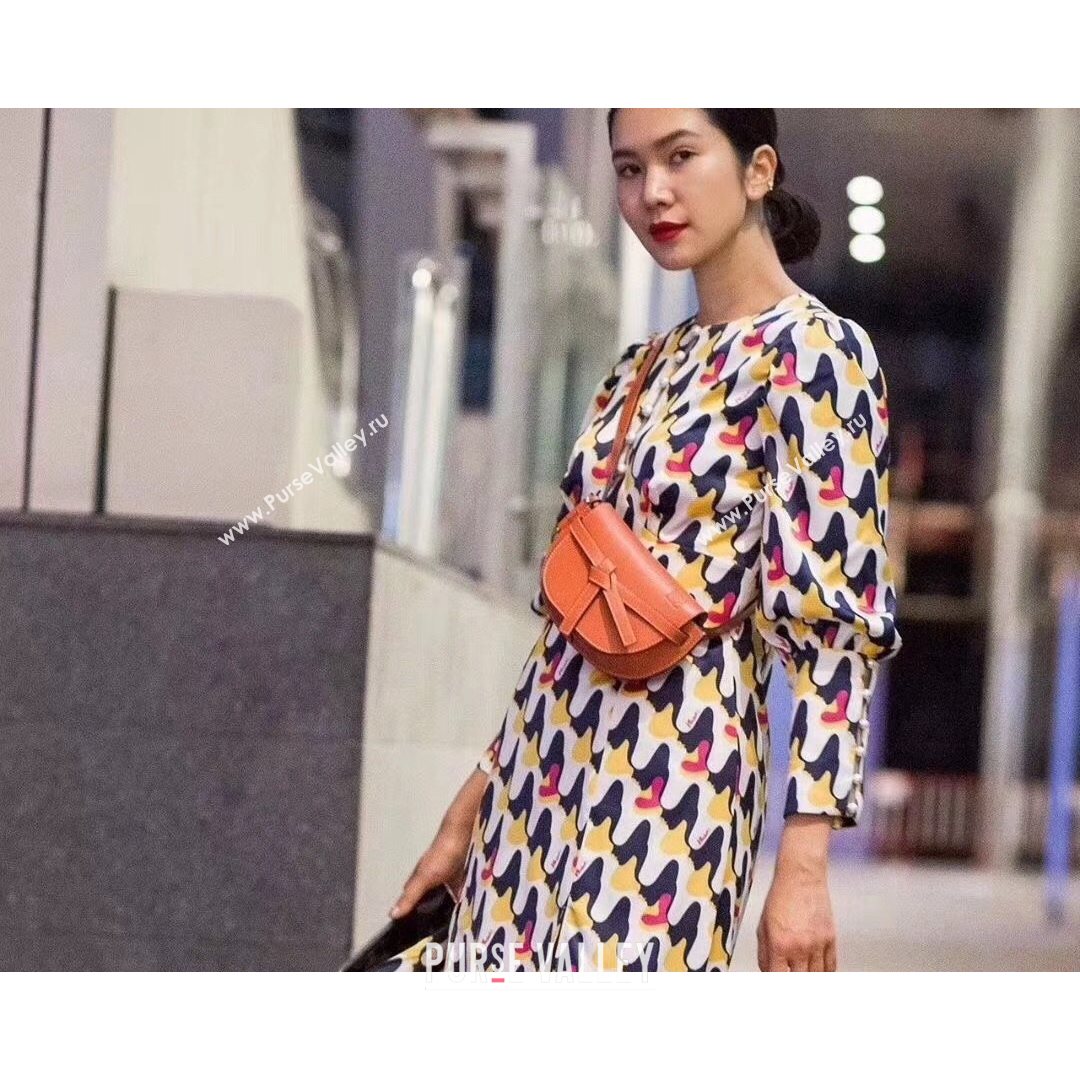 Loewe Mini Gate Belt Bag in Natural Calfskin Brown 2021 Top (ZD-210802055)