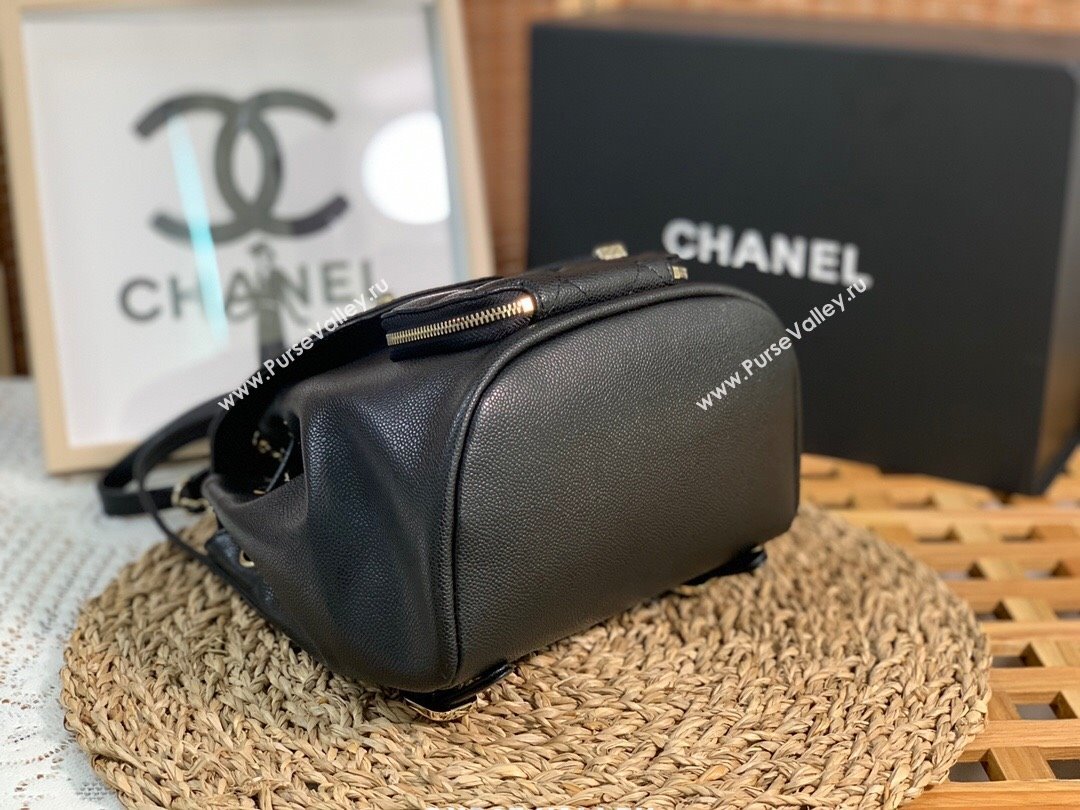 Chanel Grained Calfskin Mini Backpack Bag A3530 Black 2023 Top (SM-23112806)