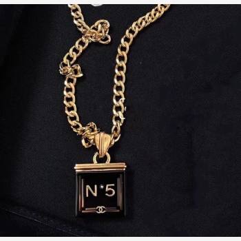 Chanel N5 Necklace Black/White 2021 100849 (YF-21100889)