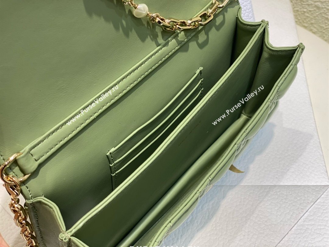 Dior My Dior Mini Bag in Green Cannage Lambskin 0980 2024 (DMZ-24050722)