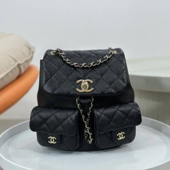 Chanel Grained Calfskin Backpack Bag AS3860 Black 2023 Top (SM-23112807)