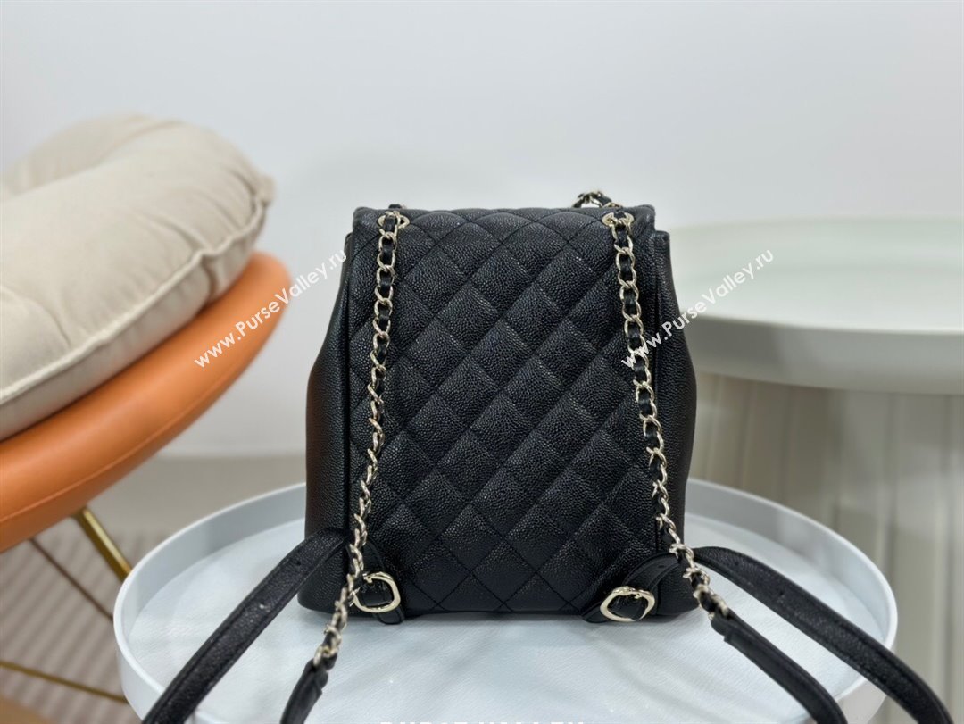 Chanel Grained Calfskin Backpack Bag AS3860 Black 2023 Top (SM-23112807)