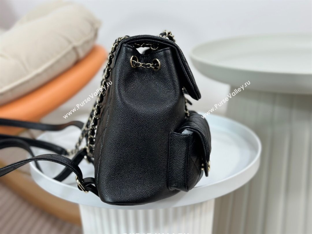 Chanel Grained Calfskin Backpack Bag AS3860 Black 2023 Top (SM-23112807)