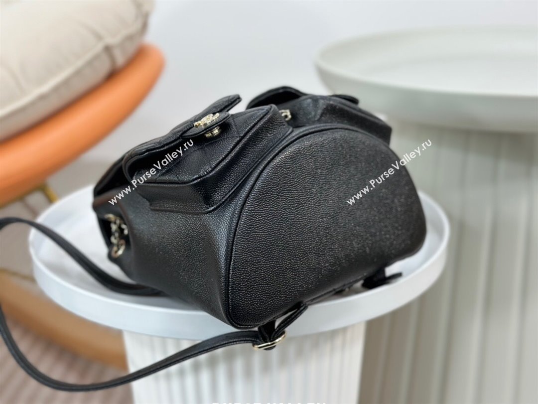 Chanel Grained Calfskin Backpack Bag AS3860 Black 2023 Top (SM-23112807)