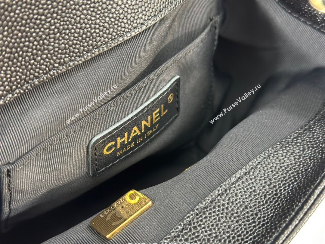 Chanel Grained Calfskin Backpack Bag AS3860 Black 2023 Top (SM-23112807)