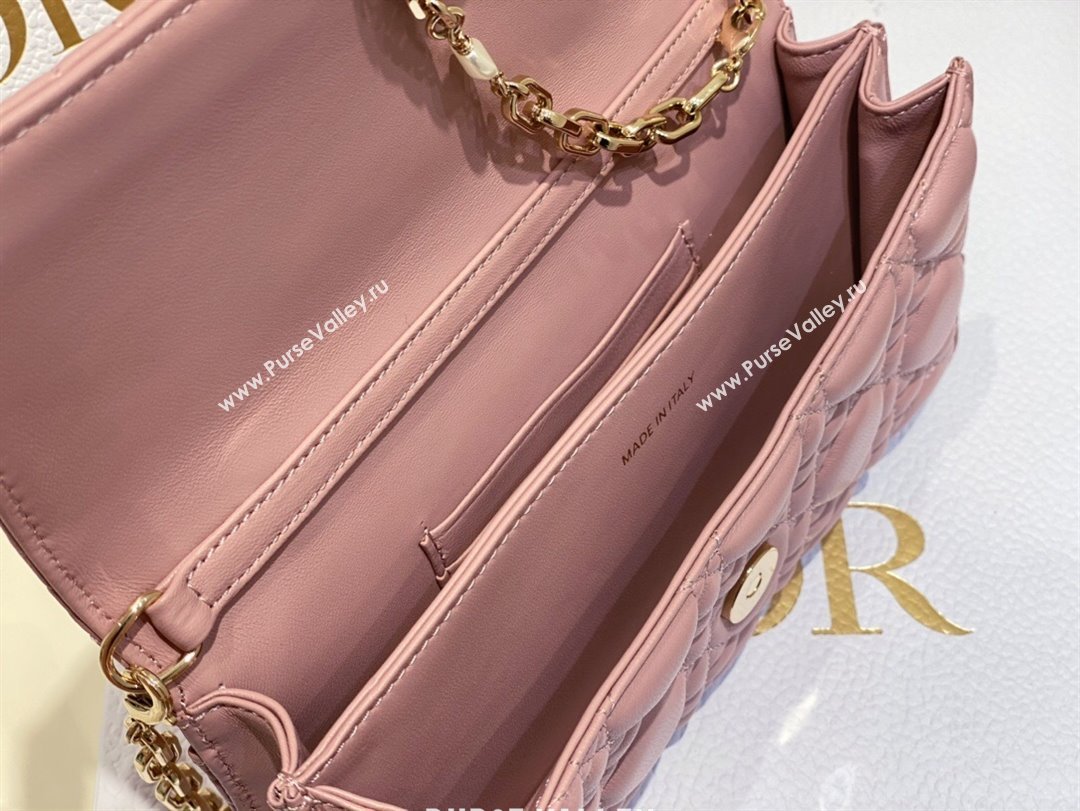 Dior My Dior Mini Bag in Pink Cannage Lambskin 0980 2024 (DMZ-24050724)