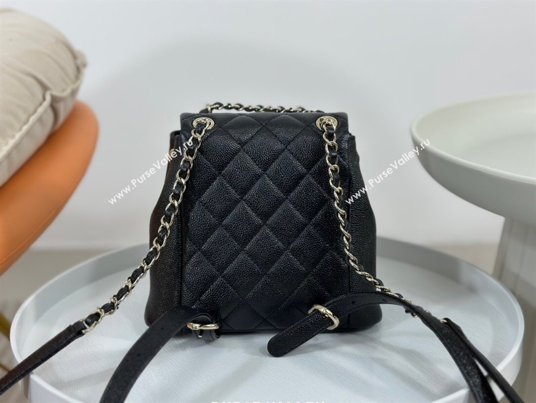 Chanel Grained Calfskin Small Backpack Bag AS3787 Black 2023 Top (SM-23112808)