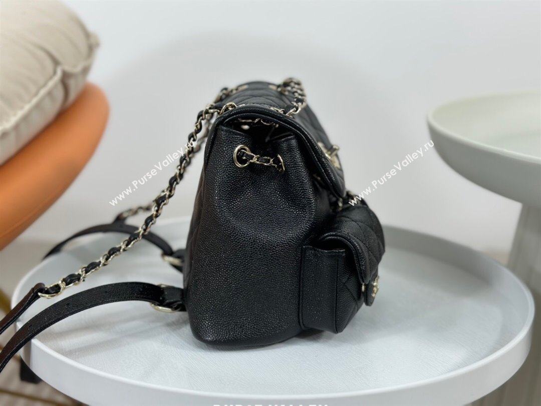 Chanel Grained Calfskin Small Backpack Bag AS3787 Black 2023 Top (SM-23112808)