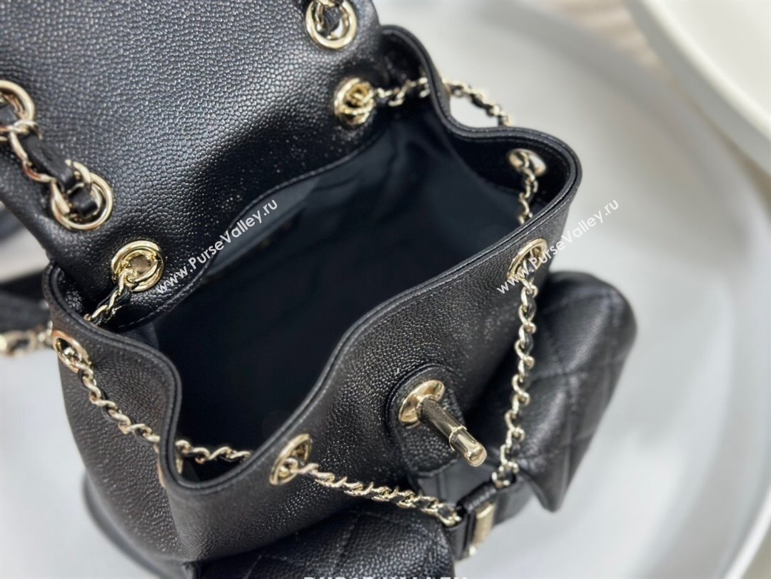 Chanel Grained Calfskin Small Backpack Bag AS3787 Black 2023 Top (SM-23112808)