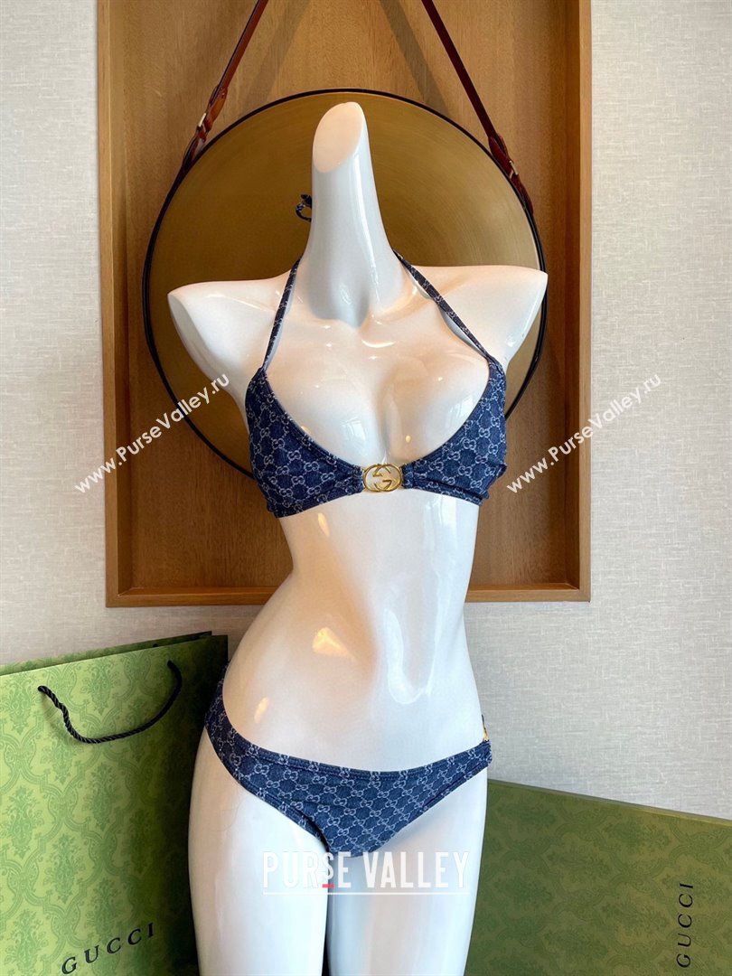 Gucci GG Swimwear G22004 Denim Blue 2025 (A-25022004)