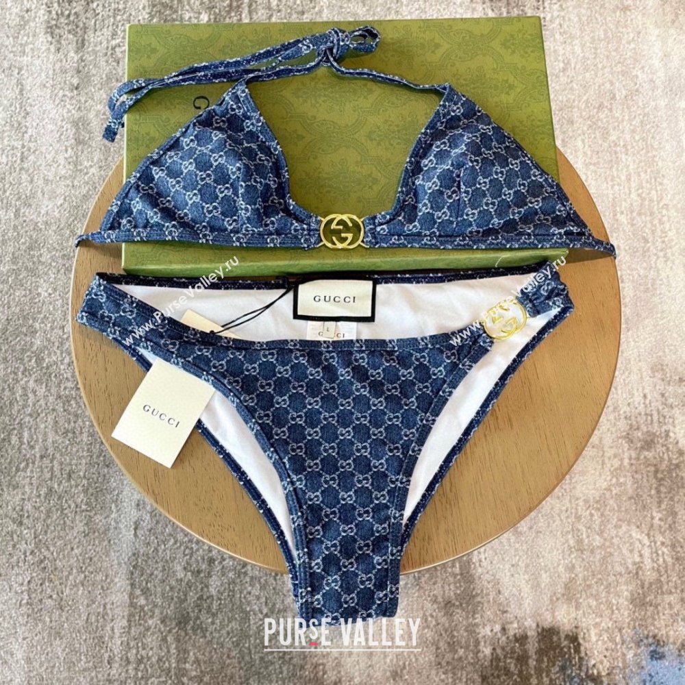 Gucci GG Swimwear G22004 Denim Blue 2025 (A-25022004)