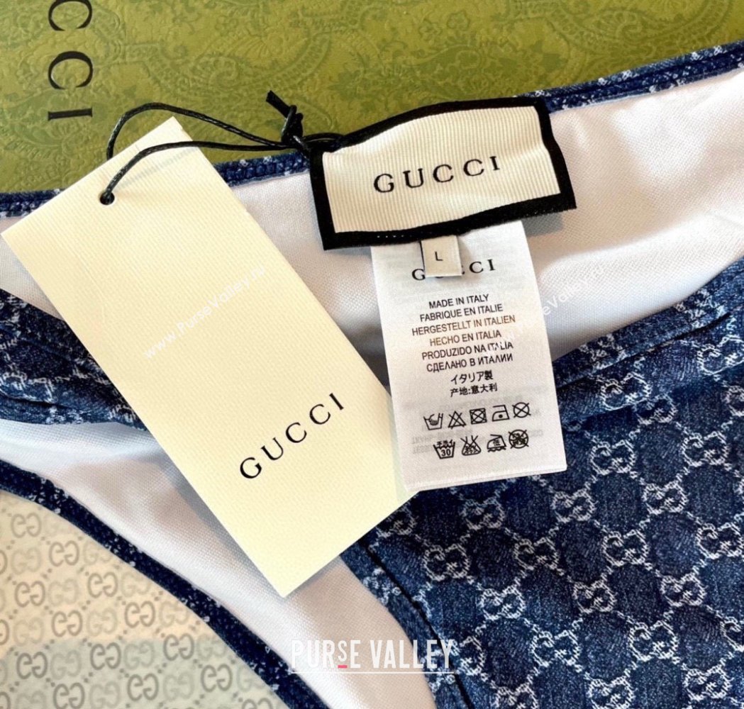Gucci GG Swimwear G22004 Denim Blue 2025 (A-25022004)