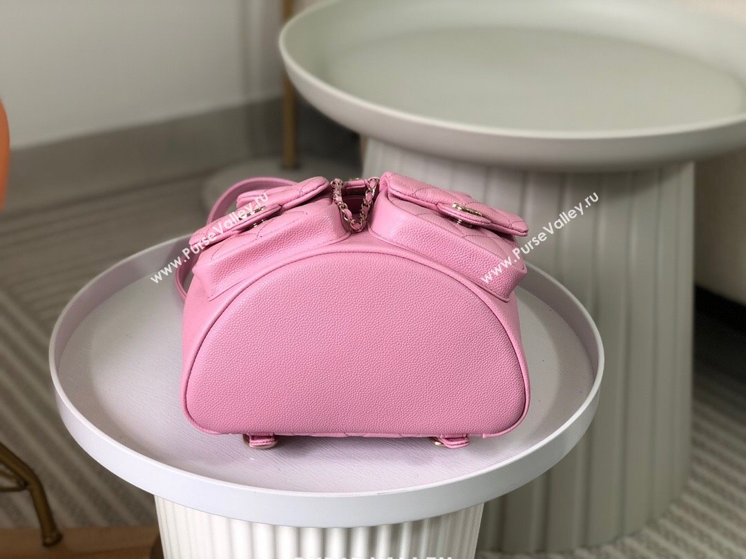 Chanel Grained Calfskin Backpack Bag AS3860 Pink 2023 Top (SM-23112811)