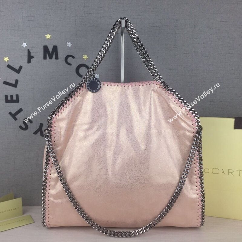 Stella McCartney Falabella Fold Over Tote Bag Pink 2020 (WJ-20121635)