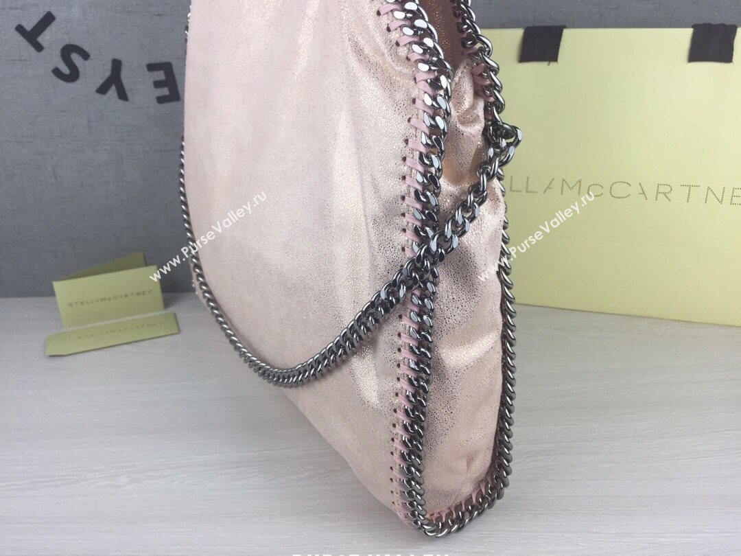 Stella McCartney Falabella Fold Over Tote Bag Pink 2020 (WJ-20121635)