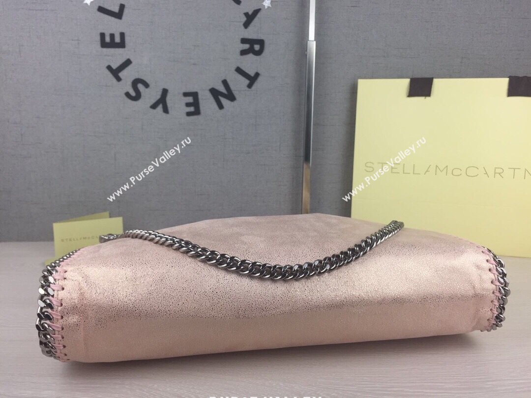 Stella McCartney Falabella Fold Over Tote Bag Pink 2020 (WJ-20121635)