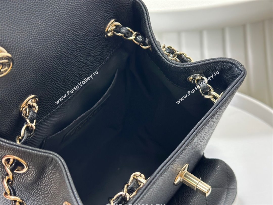 Chanel Grained Shiny Calfskin Small Backpack Bag AS4399 Black 2023 Top (SM-23112816)