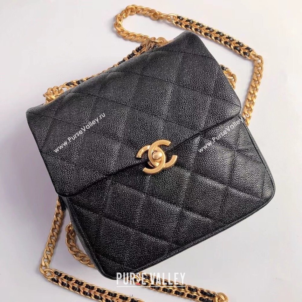 Chanel Grained Calfskin Backpack AS3108 Black 2022 (YD-22031450)