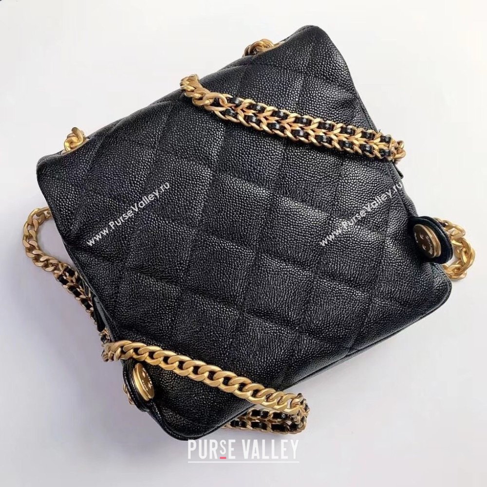 Chanel Grained Calfskin Backpack AS3108 Black 2022 (YD-22031450)