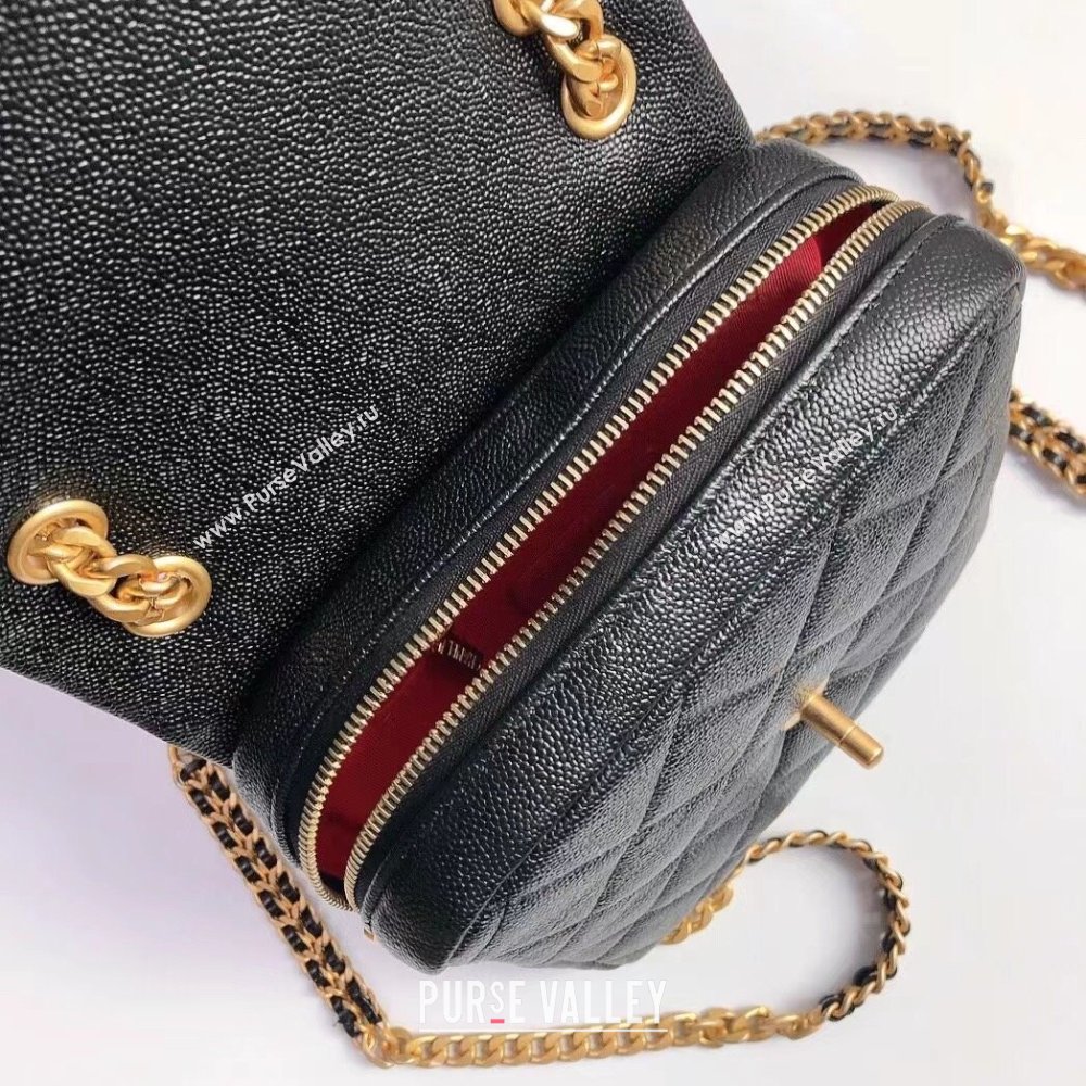 Chanel Grained Calfskin Backpack AS3108 Black 2022 (YD-22031450)