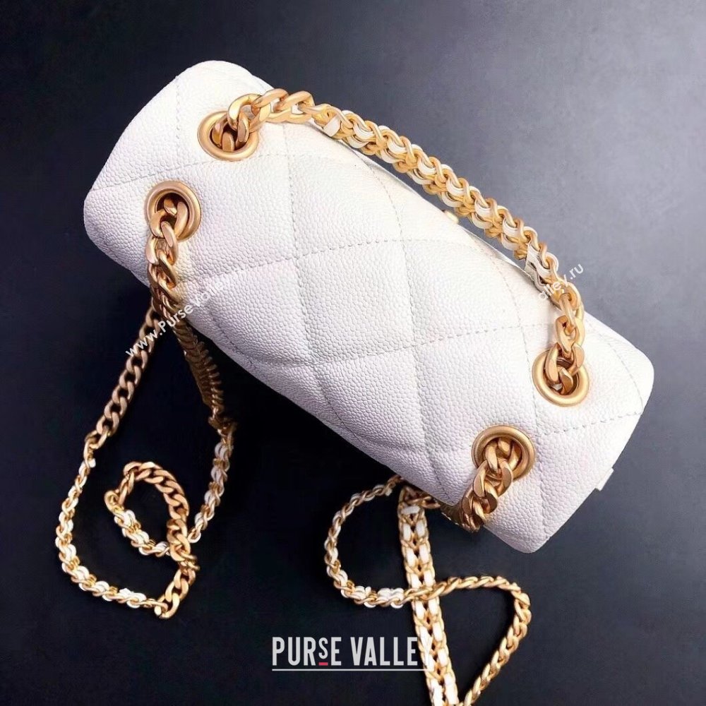 Chanel Grained Calfskin Backpack AS3108 White 2022 (YD-22031451)