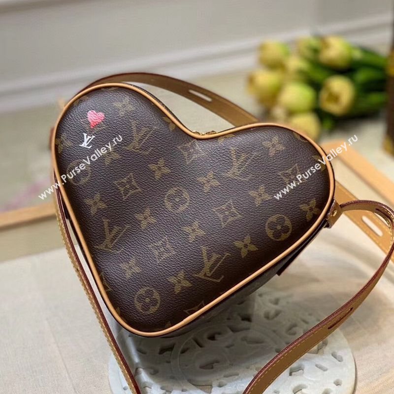 Louis Vuitton Game On Coeur Heart Shaped Bag in Brown Monogram Canvas M57456 2020 (KI-20112346)