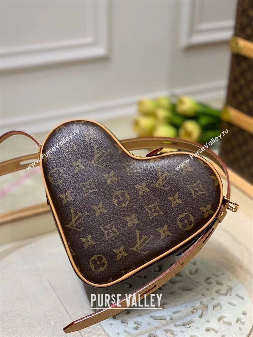 Louis Vuitton Game On Coeur Heart Shaped Bag in Brown Monogram Canvas M57456 2020 (KI-20112346)