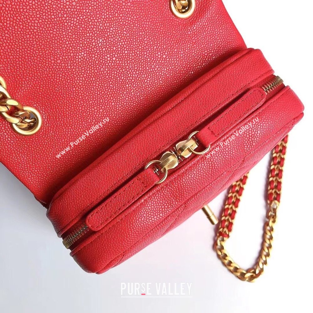 Chanel Grained Calfskin Backpack AS3108 Red 2022 (YD-22031454)