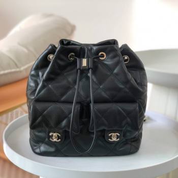 Chanel Lambskin Backpack AS4342 Black 2023 Top (SM-23112823)