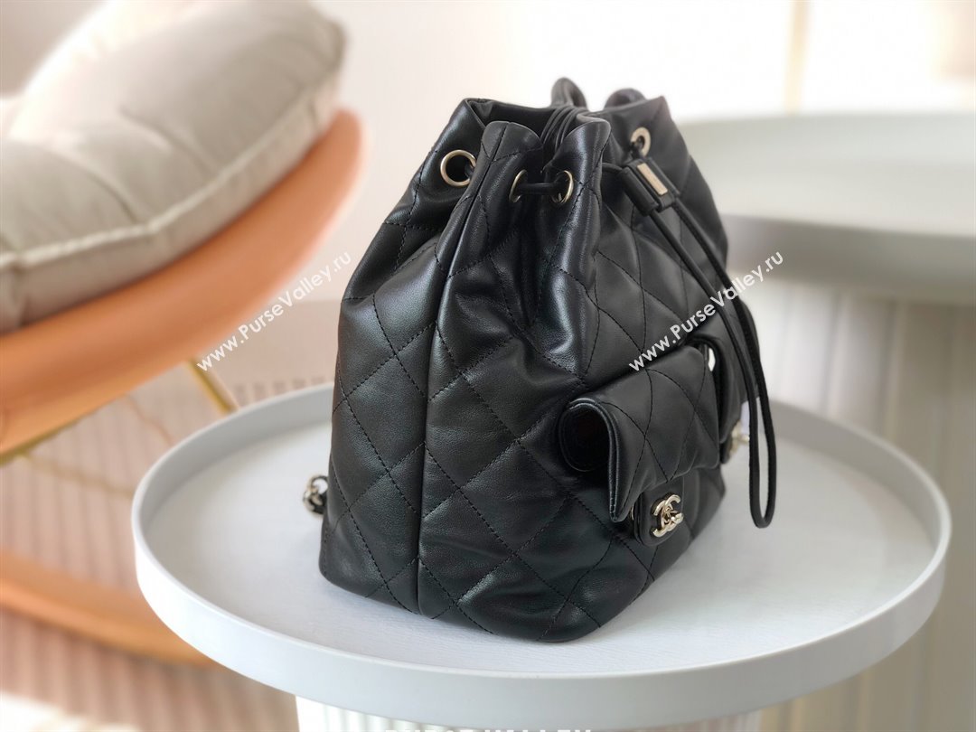 Chanel Lambskin Backpack AS4342 Black 2023 Top (SM-23112823)