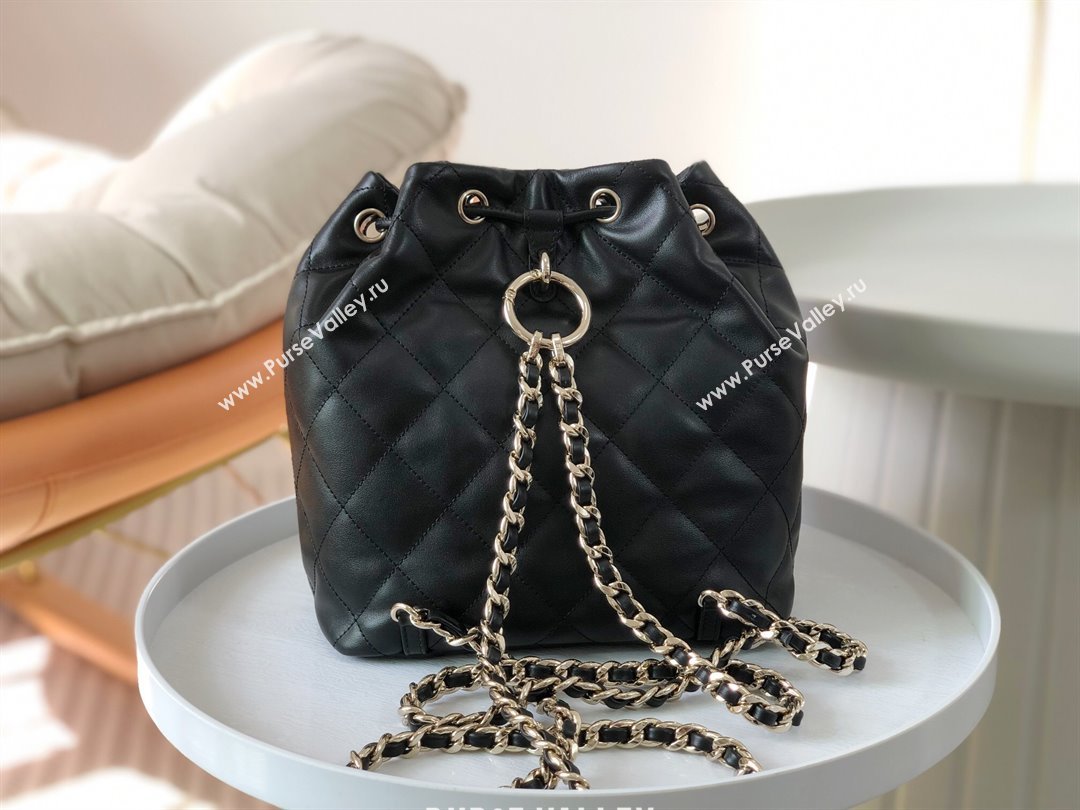 Chanel Lambskin Backpack AS4342 Black 2023 Top (SM-23112823)