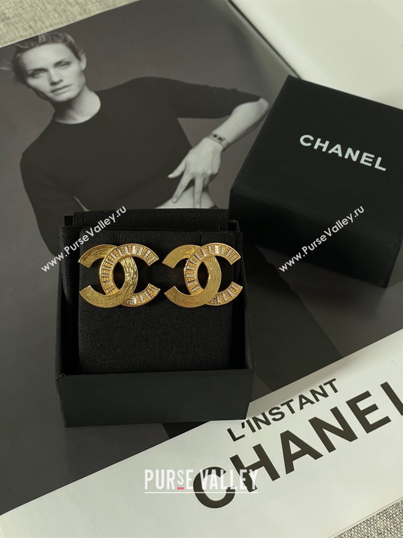 Chanel CC Earrings CH101122 Gold 2024 (YF-24101122)