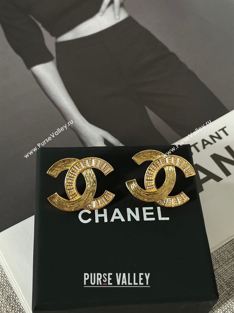 Chanel CC Earrings CH101122 Gold 2024 (YF-24101122)