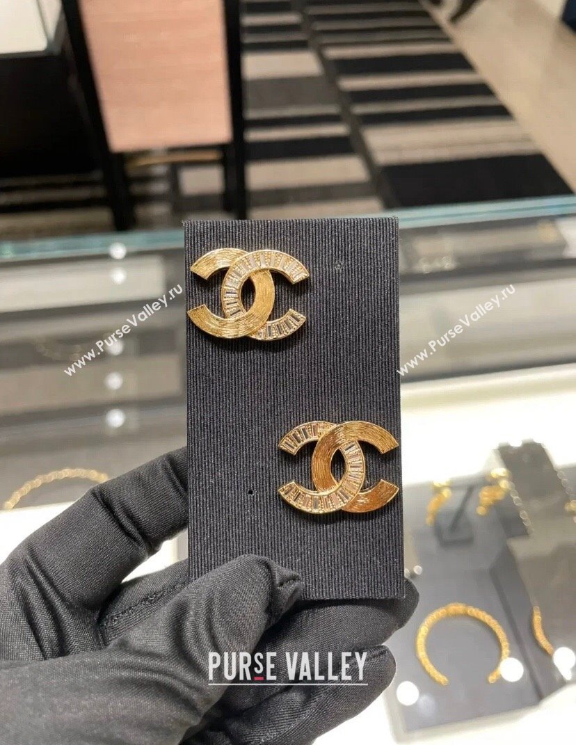 Chanel CC Earrings CH101122 Gold 2024 (YF-24101122)