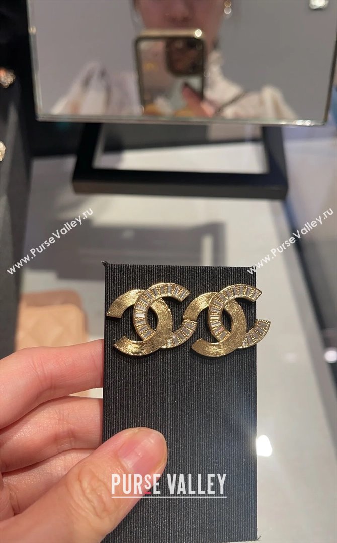 Chanel CC Earrings CH101122 Gold 2024 (YF-24101122)