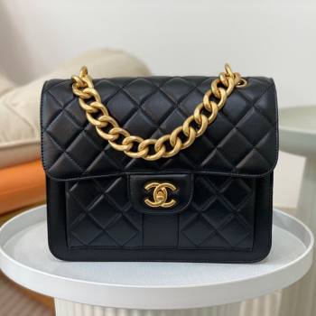 Chanel Calfskin Message Backpack AS3931 Black 2023 Top (SM-23112826)