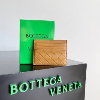 Bottega Veneta Intrecciato Credit Card Case 749449 Ginger 2024 (MS-24012306)