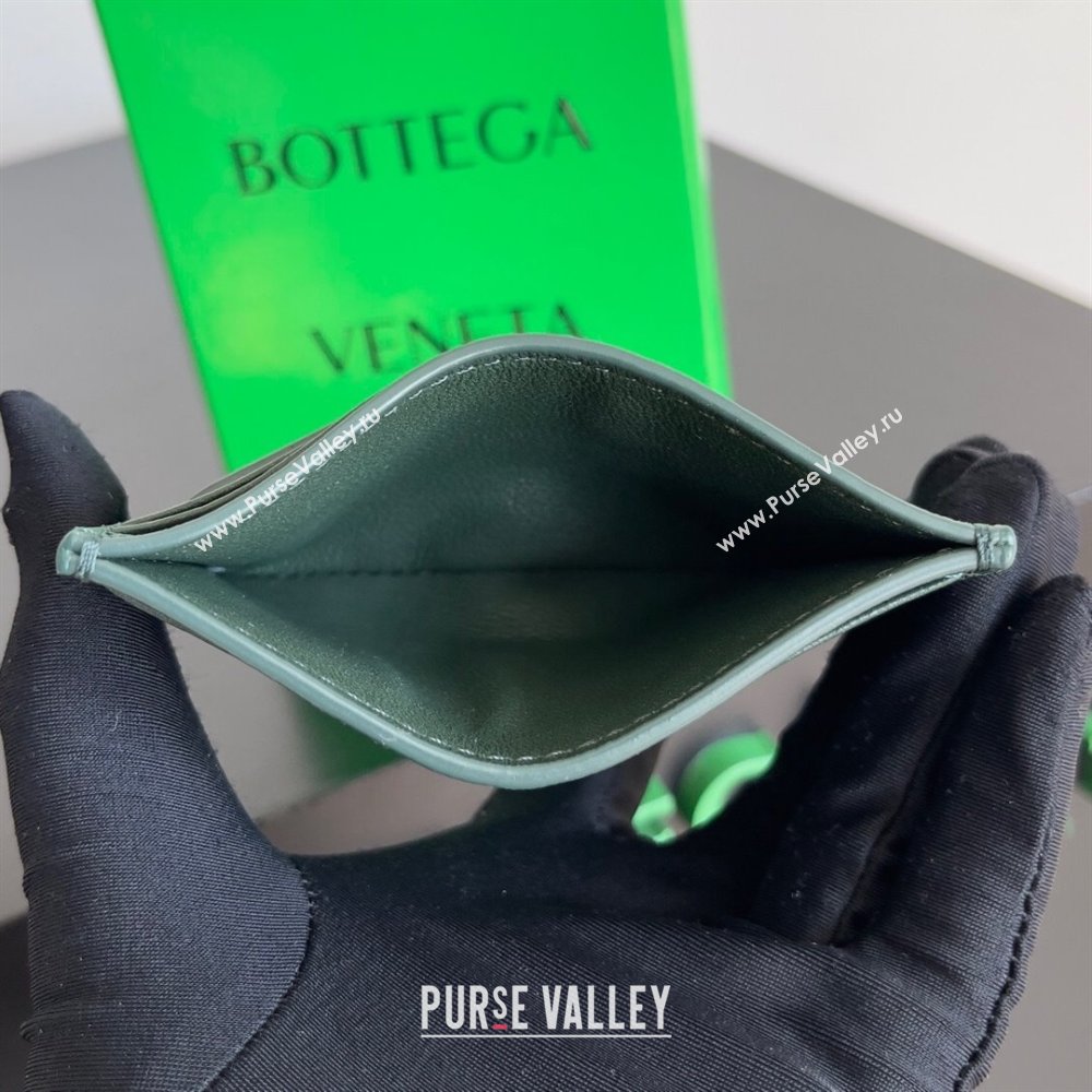 Bottega Veneta Intrecciato Credit Card Case 749449 Green 2024 (MS-24012307)