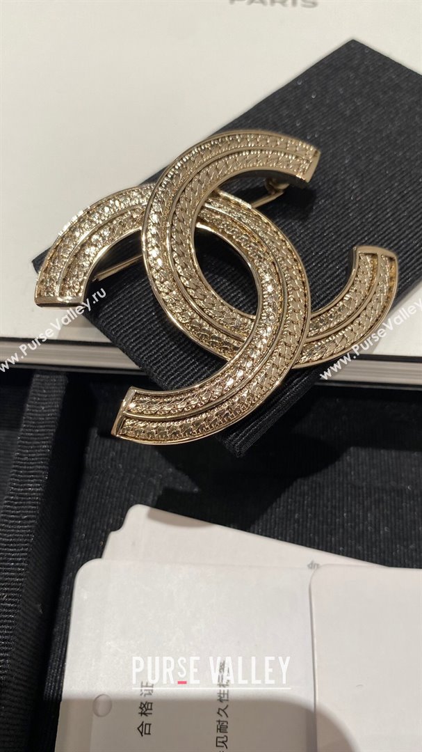 Chanel CC Brooch CH101128 Gold 2024 (YF-24101128)