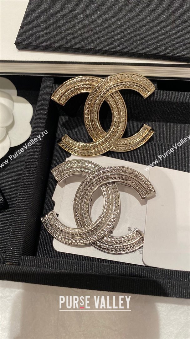 Chanel CC Brooch CH101128 Gold 2024 (YF-24101128)