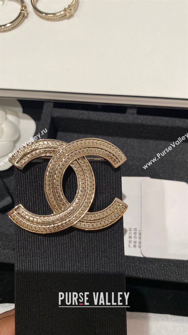 Chanel CC Brooch CH101128 Gold 2024 (YF-24101128)