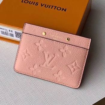 Louis Vuitton Card Holder in Pink Monogram Leather M69174 2020 (KI-20112403)
