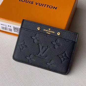 Louis Vuitton Card Holder in Black Monogram Leather M69171 2020 (KI-20112404)